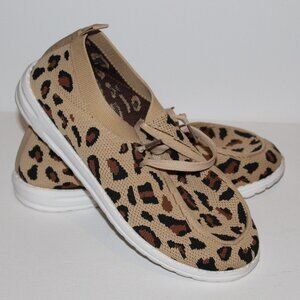 Leopard Print Slip-On Sneakers – Women’s Size 11